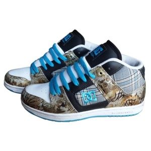 DC Shoes Black/Blue Jay Manteca 2 Mid Se Sneakers